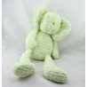 Grand Doudou éléphant vert NICOTOY