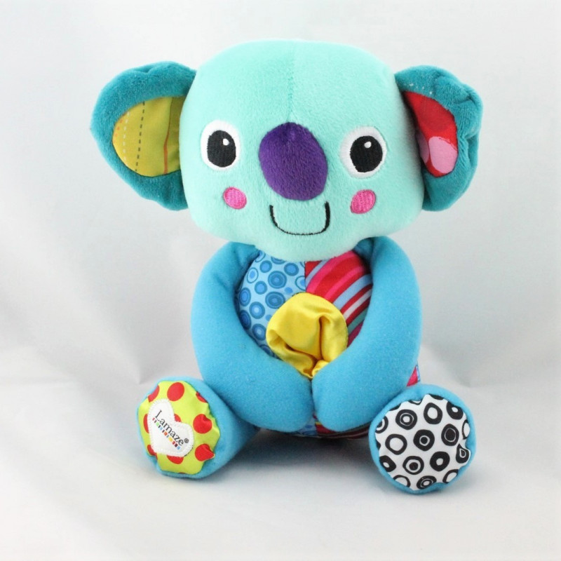 Doudou Koala bleu vert LAMAZE