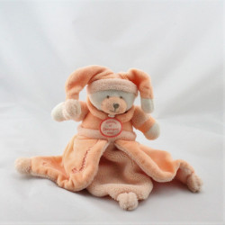 Doudou et compagnie plat ours orange Douceur Macaron