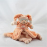 Doudou et compagnie plat ours orange Douceur Macaron