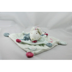 Doudou et compagnie plat souris verte rose Filousine 