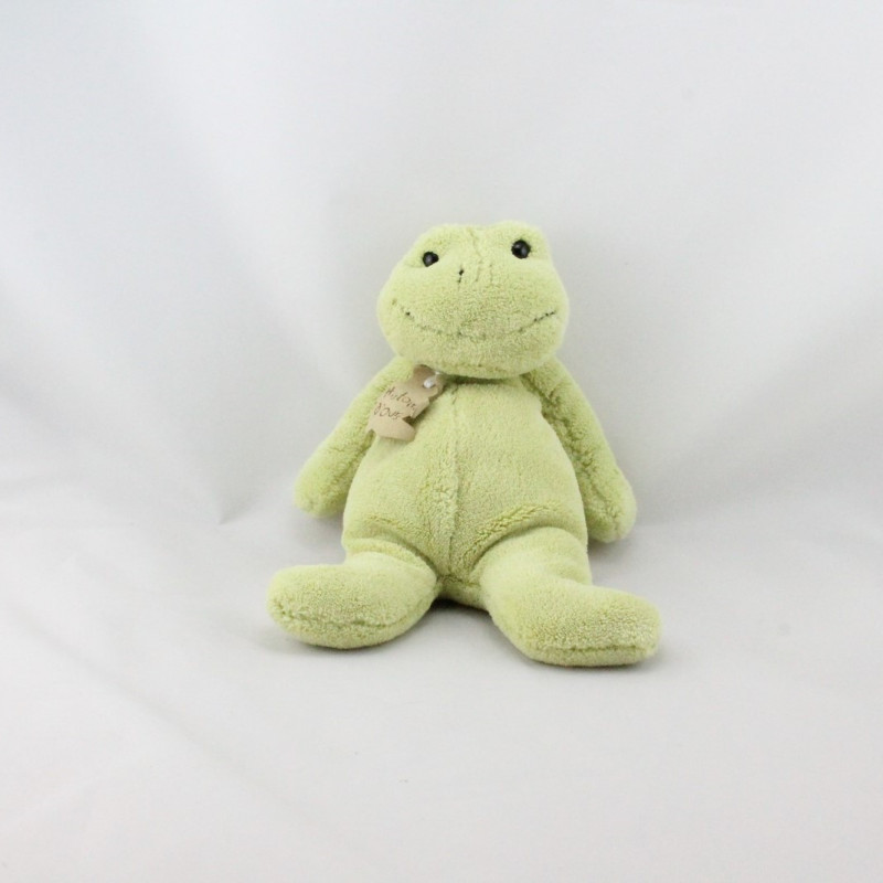 DOUDOU GRENOUILLE PELUCHE HO2094 HISTOIRE D'OURS - Tous les doudous