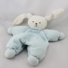 Doudou semi plat lapin Patachou bleu ciel Corolle 