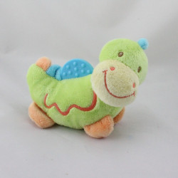 Doudou hochet dragon vert dentition NATTOU
