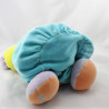 Doudou ours patapouf bleu vert coccinelle KALOO
