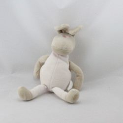 Doudou lapin beige rose Corolle