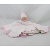 Doudou plat poupée lutin rose blanc KATHE KRUSE 