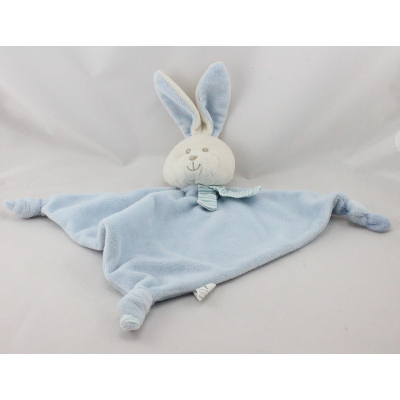 doudou lapin bleu