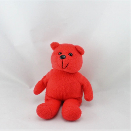 Doudou ours rouge TB1