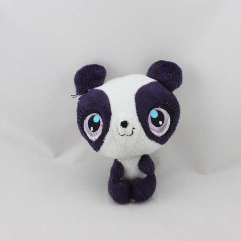 Mini Peluche panda blanc violet LITTLEST PETSHOP QUICK