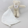 Doudou ours beige mouchoir TROUSSELIER
