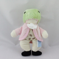 Doudou grenouille veste rose EDEN