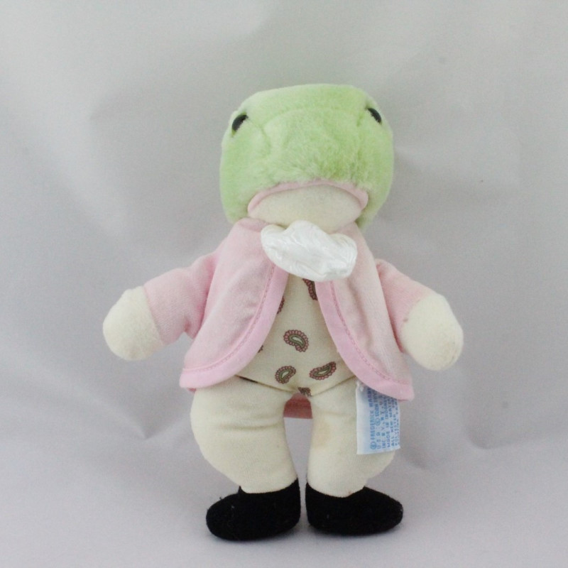 Doudou grenouille veste rose EDEN