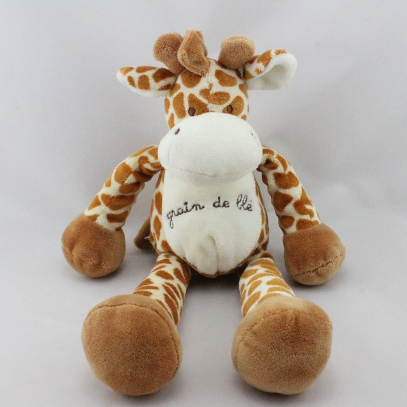 Doudou girafe GRAIN DE BLE