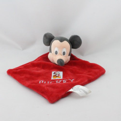 Doudou plat Mickey rouge Noël DISNEY NICOTOY