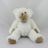 Doudou ours blanc beige HISTOIRE D'OURS