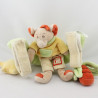 Mobile Doudou éléphant beige rouge jaune vert JOLLYBABY