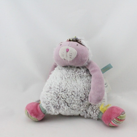 Doudou chat rose les Pachats MOULIN ROTY