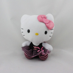 Peluche chat HELLO KITTY vert noir tête de mort SANRIO LICENSE