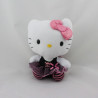 Peluche chat HELLO KITTY vert noir tête de mort SANRIO LICENSE