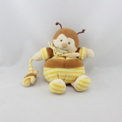 Doudou et compagnie abeille bourdon Ponpon avec papillon