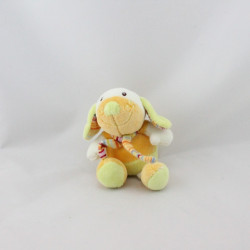 Mini Doudou chien vert orange BABYSUN 