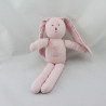 Doudou lapin rayé rose Milleraies PETIT BATEAU