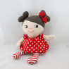 Doudou poupée robe rouge à pois H ET M H.M H&M
