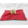 Doudou plat lapin rouge abeille BENGY