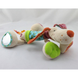 Doudou eveil chien beige Jef grelot LILLIPUTIENS