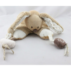 Doudou lapin beige blanc pois NATTOU