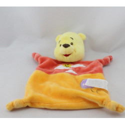 Doudou plat Winnie l'ourson orange nuage ballon DISNEY NICOTOY