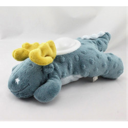 Doudou veilleuse dragon bleu jaune Victor et Lucien NOUKIE'S