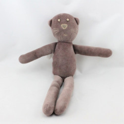 Doudou chat marron BOUT'CHOU BOUTCHOU