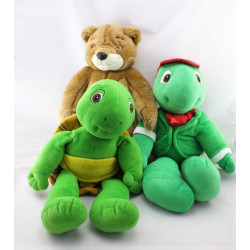 Peluche Franklin la tortue et Martin JEMINI