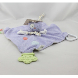 Doudou plat hochet poule Malice et Bulle CP INTERNATIONAL