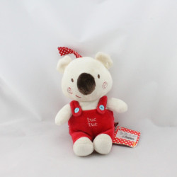 Doudou portachupette koala Osito rouge TUCTUC