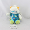 Doudou musical chat bleu escargot NICOTOY