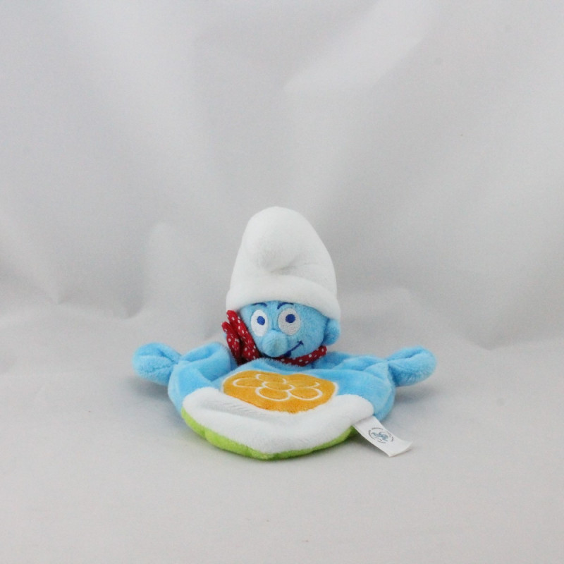 Doudou plat Schtroumpf Smurf PEYO 2011