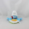 Doudou plat Schtroumpf Smurf PEYO 2011