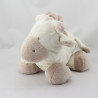 Doudou vache blanche beige GIPSY