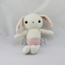 Doudou lapin blanc rose H ET M H.M H&M