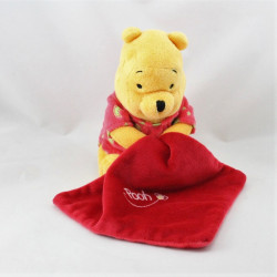 Doudou luminescent Winnie l'ourson mouchoir rouge DISNEY