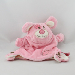 Doudou et compagnie plat  marionnette souris rose monster