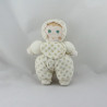 Ancienne poupée lutin Dollynette blanc cerises NOUNOURS