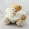 Doudou ours blanc beige fourrure Fur KALOO