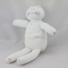 Doudou chat blanc étoiles PETIT BATEAU