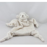 Doudou plat mouton blanc beige BUKOWSKI