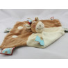 Doudou plat cheval Pinto kaya indien marron NOUKIE'S