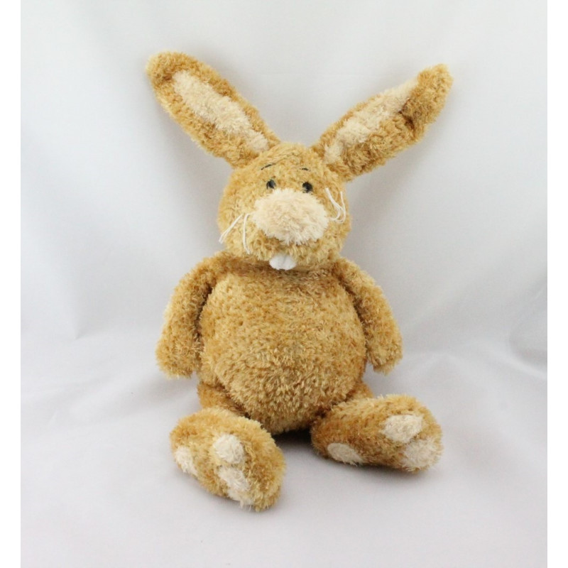 Doudou lapin beige marron ANNA CLUB PLUSH